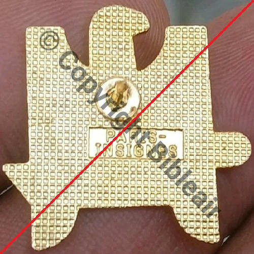 NH  ECOLE DE PILOTAGE  AUX USA PINS  PARIS INSIGNES Attach PINS Quadrille fin MINIATURE AMICALE Src.aetiusledernierdesromains 58Eur08.25 